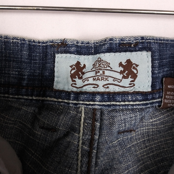 Vintage PJ Mark Jeans Straight Baggy Men's Size 36 x 32 Relaxed Hip Hop Y2K - Picture 4 of 9